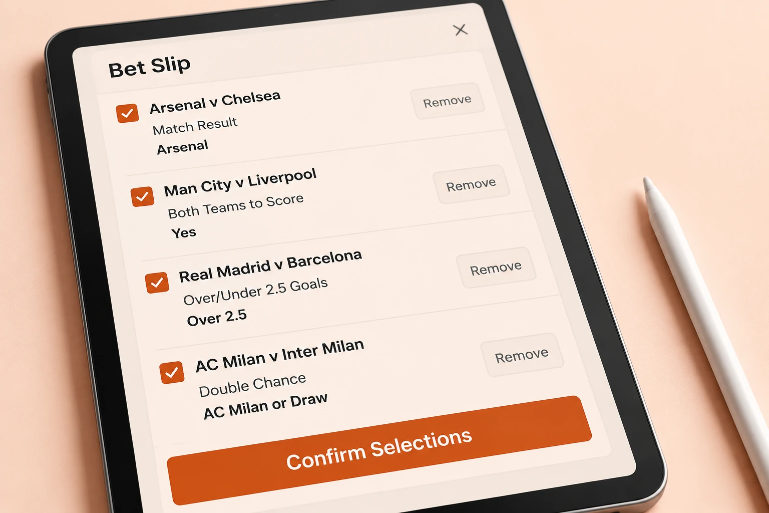 Live Betting and Active Bets on Neds