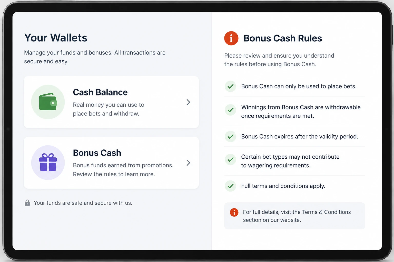 Bonus Bets, Free Bets and Fixed-Value Rewards